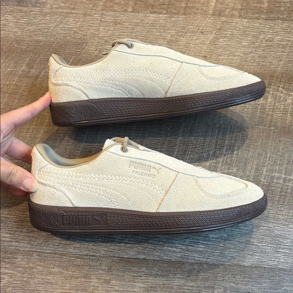 Puma Palermo Graftman Sneakers Men’s 5/Women’s 6.5 Alpine Snow Suede NIB
